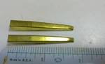 Prewar Lionel Standard Gauge Brass Stakes For 200 Series Flat Cars (pair) New. Fixed Price $14.99.