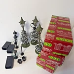 Lgb #5050 Scale Illuminated Street Lights Lot Of 7 W. Germany. Fixed Price $45.00.