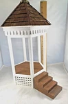 Dollhouse Gazebo 1:12 Scale Handmade. Fixed Price $75.00.