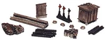 Railway Express Miniatures 2141 Scale Railroad Yard Detail Set. Fixed Price $10.49.