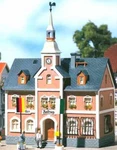 12241 Auhagen Ho Kit Of Town Hall - New. Fixed Price $29.90.