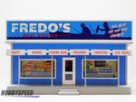 Mth Railking Fredo's Boat Rentals Road Side Stand Building Gauge 30-90629 New. Fixed Price $53.84.