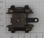 Lionel 600T-2 Tinplate 4-WHEEL Truck W/ Coupler Arm No Washer. Fixed Price $9.00.