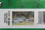 Bachmann 45612 Plasticville Park W/ 3 Trailers Boxed Sealed Mint Jb. Fixed Price $35.00.