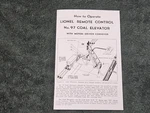 Lionel 97 Remote Control Coal Elevator Instruction Original. Fixed Price $10.99.