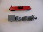 Lionel #6809 Flatcar W/usmc Antiaircraft & Medical Truck 58-59 With Box. Fixed Price $165.00.