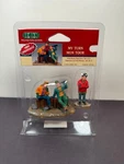 Lemax Village My Turn Christmas Poly Resin Figurine Figure Set 2003 32720A. Fixed Price $12.50.