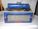 Lionel #16817 Ambassador Single Dome Tank Car. Fixed Price $134.96.