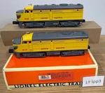 Lionel #18119 Union Pacific Alco Aa Diesel Engine Locomotive Train Gauge Pair. Fixed Price $224.95.