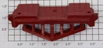 Lionel 318-24 Die-cast Red Painted Pilot And Cowcatcher. Fixed Price $30.00.