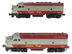 Williams O Scale Canadian Pacific F7 Aa Dummy Diesel Engines #1420/1425 Ex. Fixed Price $127.49.
