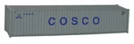 Walthers Scenemaster Ho 40' Corrugated Container China Ocean Shipping 949-8155. Fixed Price $15.98.
