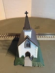 Scale Bachmann Hand Decorated Church Building #7206 (26-812). Fixed Price $17.59.