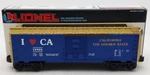 Lionel 6-19905 Gauge Love California Boxcar Ex/box. Fixed Price $8.24.