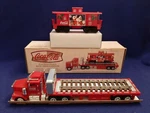 K-line Coca Cola Flatbed Truck W/ Train Caboose By Taylor. Fixed Price $165.00.