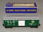 K-line O/O27 Ashley Drew & Northern Boxcar K-6429 Original Ts. Fixed Price $10.99.