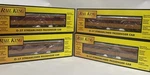 Mth Railking Milwaukee Road 4 Streamlined Passenger Cars Set 30-6090 A19. Fixed Price $224.95.