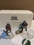Department Heritage Village Collection Blue Star Ice Harvesters #5650-2. Fixed Price $12.00.