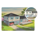 Bachmann Industries 75TH Anniversary Split Level House BAC45633 Rolling. Fixed Price $47.00.