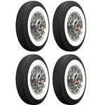 Coker 670R15 American Classic Bias-look Radial Whitewall Tire Kit. Fixed Price $1383.99.