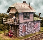 Bar Mills (ho-scale) #0272 Tower At Cranberry Yard Laser Cut Building Kit Nib. Fixed Price $67.95.