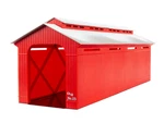 + Lionel 6-83305 Gauge Illuminated 24" Winter's Covered Bridge Lnib. Fixed Price $75.00.