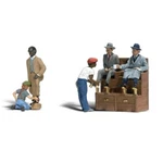 New Woodland Scenics A1877 Shoe Shiners (7PCS) Train Figures Scale. Fixed Price $18.99.