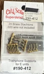 Cal-scale Detailing Parts #190-412 Trainphone Supports For Units Brass Nip. Fixed Price $19.99.