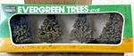 Vintage Life Like Ho Small 2.5" Evergreen Trees Set 4 Item 01022 Nos Nib. Fixed Price $14.00.