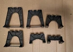 Lot Of 6 Vintage Black Lionel Trestle #110 E,f,g,h,i,j. Fixed Price $13.45.