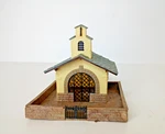 Vintage Faller #243 Ho Scale 1:87 Chapel Or Church - Assembled Very Good. Fixed Price $9.99.