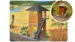 Bachmann Ho Scale New 75TH Anniversary Plasticville Switch Tower 45197. Fixed Price $23.43.