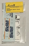 A-line Ho Decal-roadway Parcel Service/rps Trailer #50161. Fixed Price $5.50.
