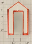 American Flyer PA9353 Scale White House With Red Trim For Various Accessories. Fixed Price $18.00.