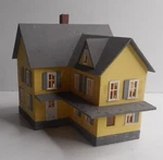 Scale Model Power Grandma Moses' Two Story House 5.5" X4" Plastic. Fixed Price $9.95.