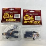 Bachmann Big Haulers Men Figures Fireman 92316 And Station Agent 92313 New. Fixed Price $18.95.