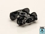 Micro-trains 00310020 (1001-10) Bettendorf Trucks (no Couplers) Pairs). Fixed Price $54.96.
