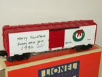 Lionel 6-19916 Employee Christmas Boxcar 1992 C10. Fixed Price $33.49.