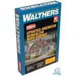Walthers 933-3791 American Bungalow W/single-car Garage Kit Ho Scale Train. Fixed Price $37.99.