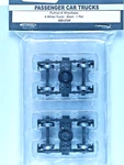 Ho Walthers 920-2124 8' Base Pullman 4-WHEEL Trucks W/metal Wheels (2). Fixed Price $18.99.