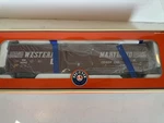 Lionel Scale Train Western Maryland 60 Single Door Box Car #6-82657 Nib. Fixed Price $75.00.