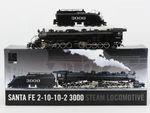 3-RAIL Lionel Visionline 6-11155 Atsf Santa Fe 2-10-10-2 Steam #3000 Legacy. Fixed Price $2009.95.