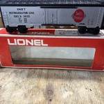 Lionel, O, 6-9855, Swift Refrigerator Car, C-8 Ln/ob. Fixed Price $32.00.