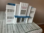 Plasticville O/027 Scale # HS-6 Hospital Red Lettering. Fixed Price $10.88.