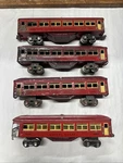 Lionel #1685 X 3 /#1687,RED/MARROON Roofs, Rare Cars Parts Restore. Fixed Price $188.99.