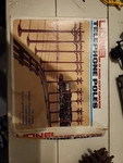 Vtg Lionel 6- 2181 Set Of 10 O/O27 Gauge Telephone Poles. Fixed Price $7.00.