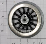 Lionel 400E-95 Black Spoked 2-3/4" Std. Gauge Steam Loco Wheel 4-40 Thread. Fixed Price $12.00.