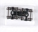 Atlas Roller Bearing Trucks W/rapido Couplers (2) - Scale Model Train Parts. Fixed Price $5.43.