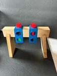 Wooden Railway Thomas & Friends Over The Track Signal Gullane 2001. Fixed Price $15.00.