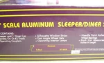 Mth MT-6508 Amtrack 70' Scale Aluminum Sleeper / Diner Set. Fixed Price $198.00.